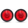 Задний фонарь Aoling для грузовиков-прицепов и легких, 24, комплект из 2 фонарей, светодиодный, 12 В/24 В, круглый, грузовики, светодиоды, (красный)