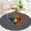 MKS Pogoń Szczecin Round Area Rug,Carpet Rug for Living Room Bedroom Sofa Playroom Decor,Non-slip Floor Mat