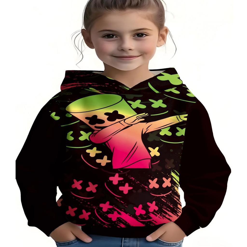 2026 Детские толстовки с 3D-принтом Новые мужские и женские толстовки Повседневные нейтральные толстовки Детская верхняя одежда