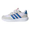 adidas Беговые 60-секундные Cf Модные Дышащие Низкие Детские Повседневные Кроссовки Детские Кроссовки Белые Цвет Морской Волны Половина Оранжевого JH6211