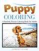Книга Puppy Coloring : A Realistic Picture Coloring Book for Adults