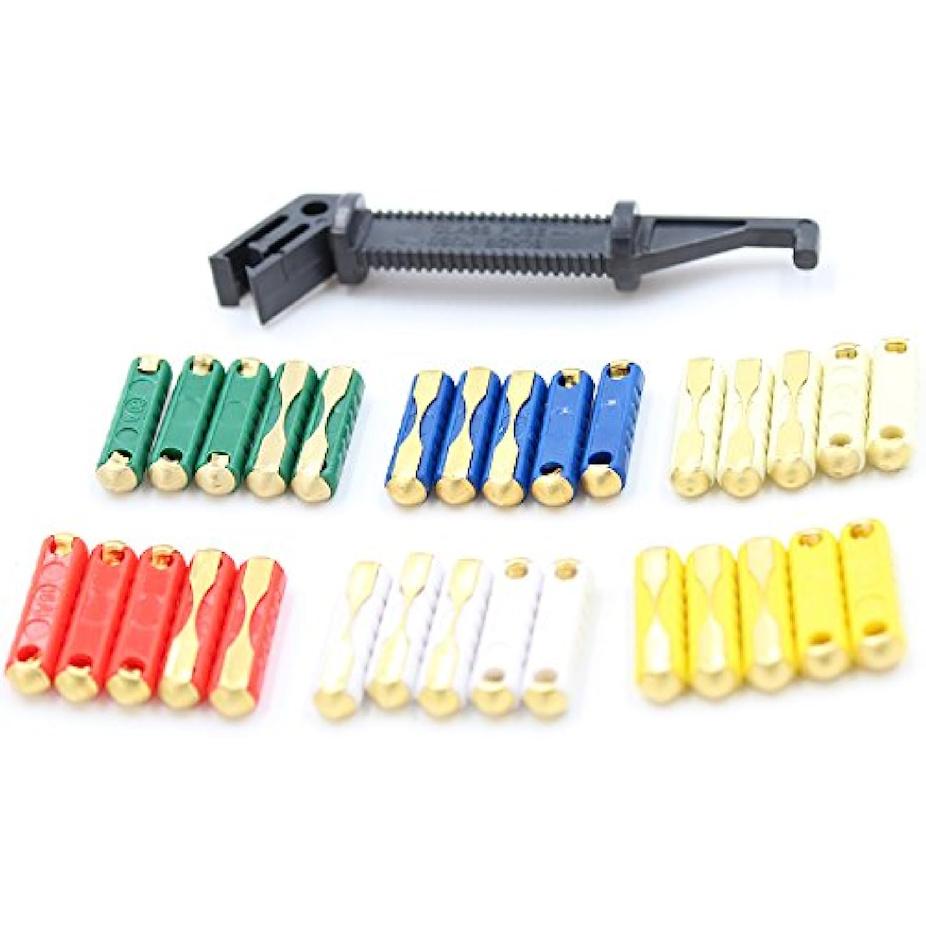 30PCS Torpedo Fuse Classic Car Auto Fuses Ceramic Continental Car Fuse + 1PCS Fuse Clip Cars Safety Blade 5/8/16/20/25/30 Fuse Holders1