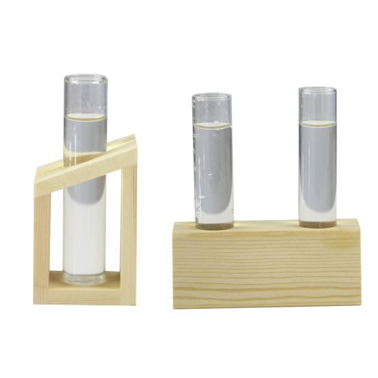 Decorative Hydroponic Tube Test Tube Vase Transparent Glass Universal Vases for Home