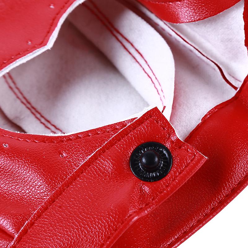 Перчатки с полупальцами в форме сердца, перчатки для танцев, перчатки для выступлений, перчатки без пальцев из искусственной кожи