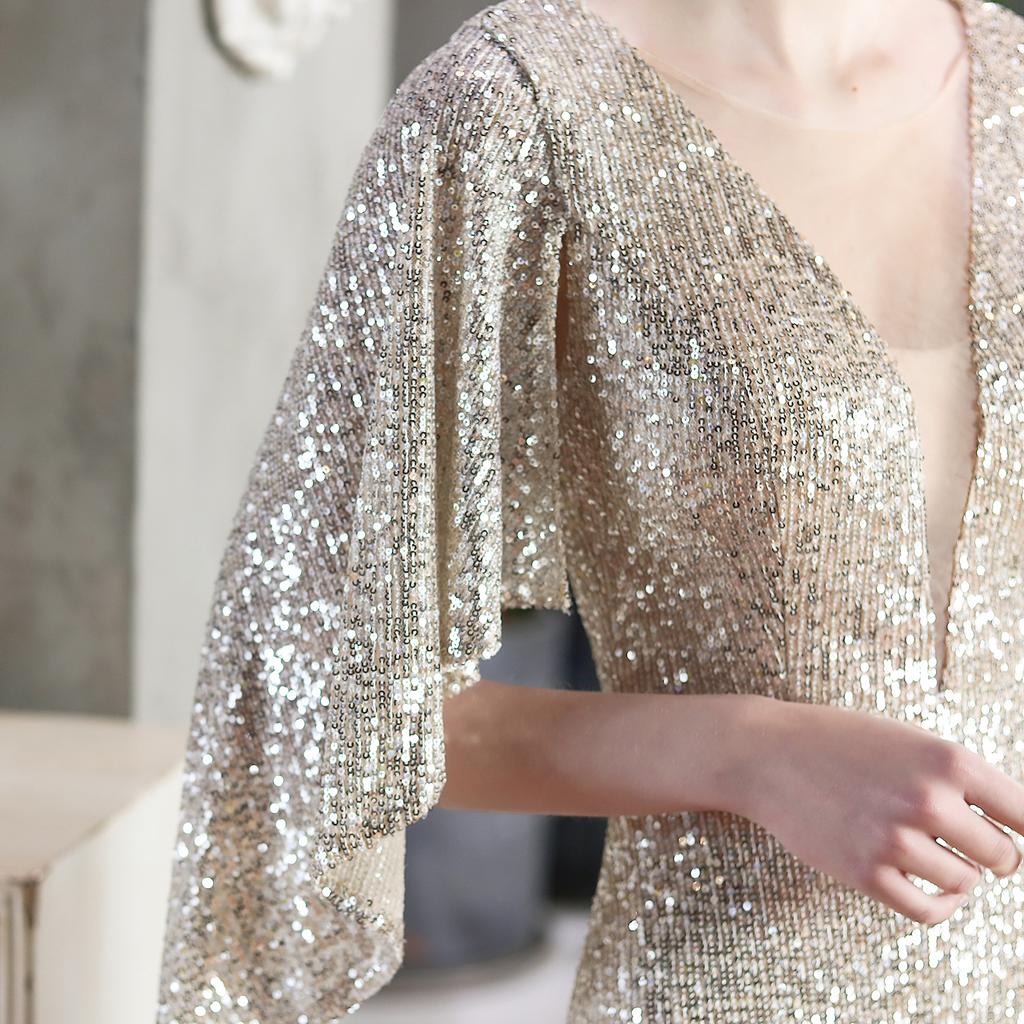 Women's Fashion Sequins Party Dress Cocktail Dress Sexy Evening Dresses