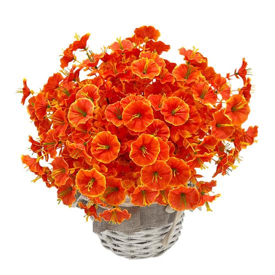 Осенний искусственный фиолетовый цветок с листьями эвкалипта 7 ответвлений искусственный шелковый цветок домашний фестиваль настольное украшение для центра помещения для внутреннего и наружного использования искусственный цветущий декор