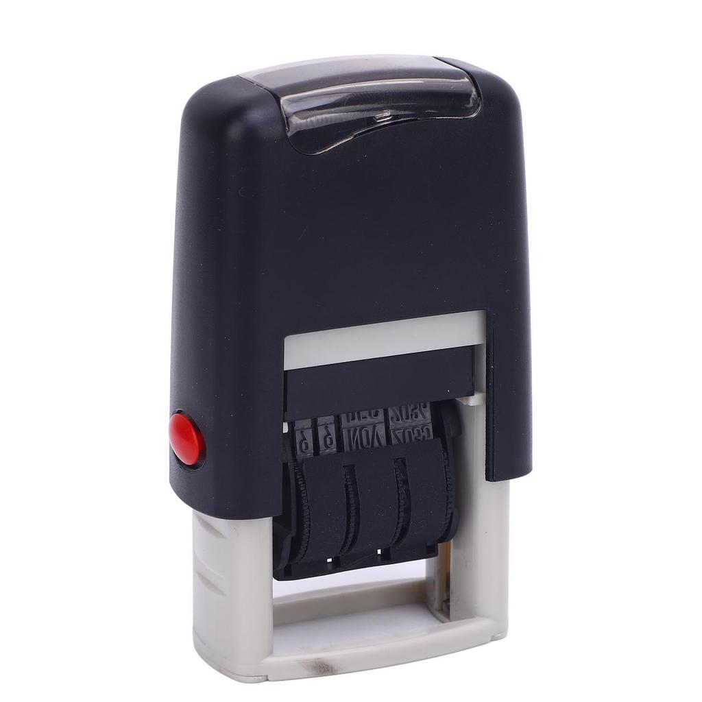 Штамп с датой 25x2,8 мм Английская дата Четкий отпечаток Быстросохнущий Самозаливной штамп