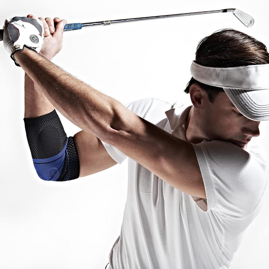 Bauerfeind EpiTrain Новая версия Налокотник Произведено компанией General Medical Стабилизирует локтевой сустав с помощью двух силиконовых подушечек на внутренней и внешней сторонах локтя