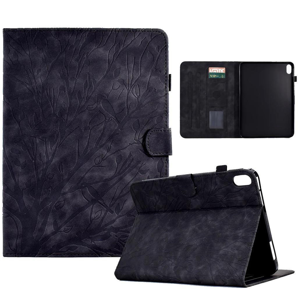 Тисненый кожаный чехол-кошелек с деревом для iPad 10”2 Case 9th 10.9 10th Air3 Pro 10.5 9.7 5th 6th Mini 6 Air2 Чехол с отделениями для карт Fundas