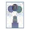 Simon Elvin Today 70th Greetings Card (Pack of 6)