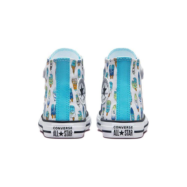 Converse Chuck Taylor All Star Trendy Casual High Top Kids Canvas Shoes Kids Sneakers White Blue A02155C
