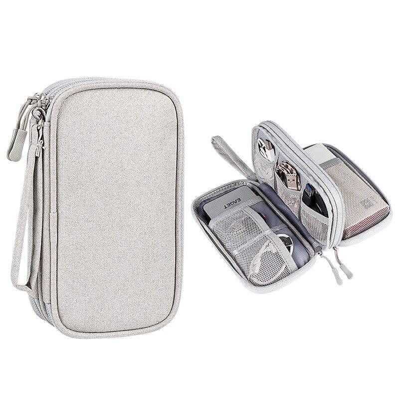 Gadget Cable Organizer Bag Digital USB Cable Storage Bag Portable Travel Organizer for Wire Earphone Power Bank Storage Bags
