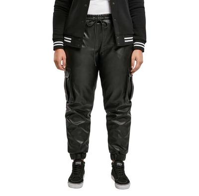 Urban Classics Faux Leather cargo брюки