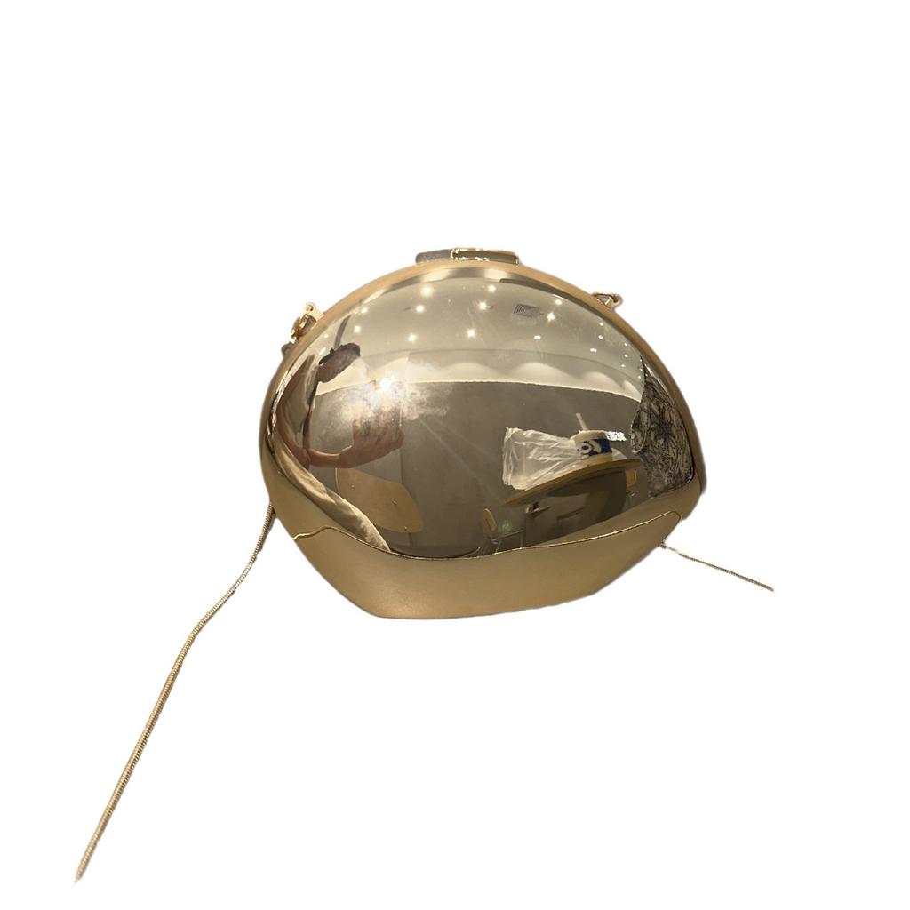 Niche Design металлическая акриловая женская сумка через плечо изысканная модная обеденная сумка в форме гусиного яйца через плечо