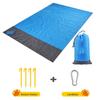 2m Waterproof Pocket Beach Blanket Ultralight Camping Mat Portable Folding Picnic Blanket Sandproof Outdoor Beach Mat