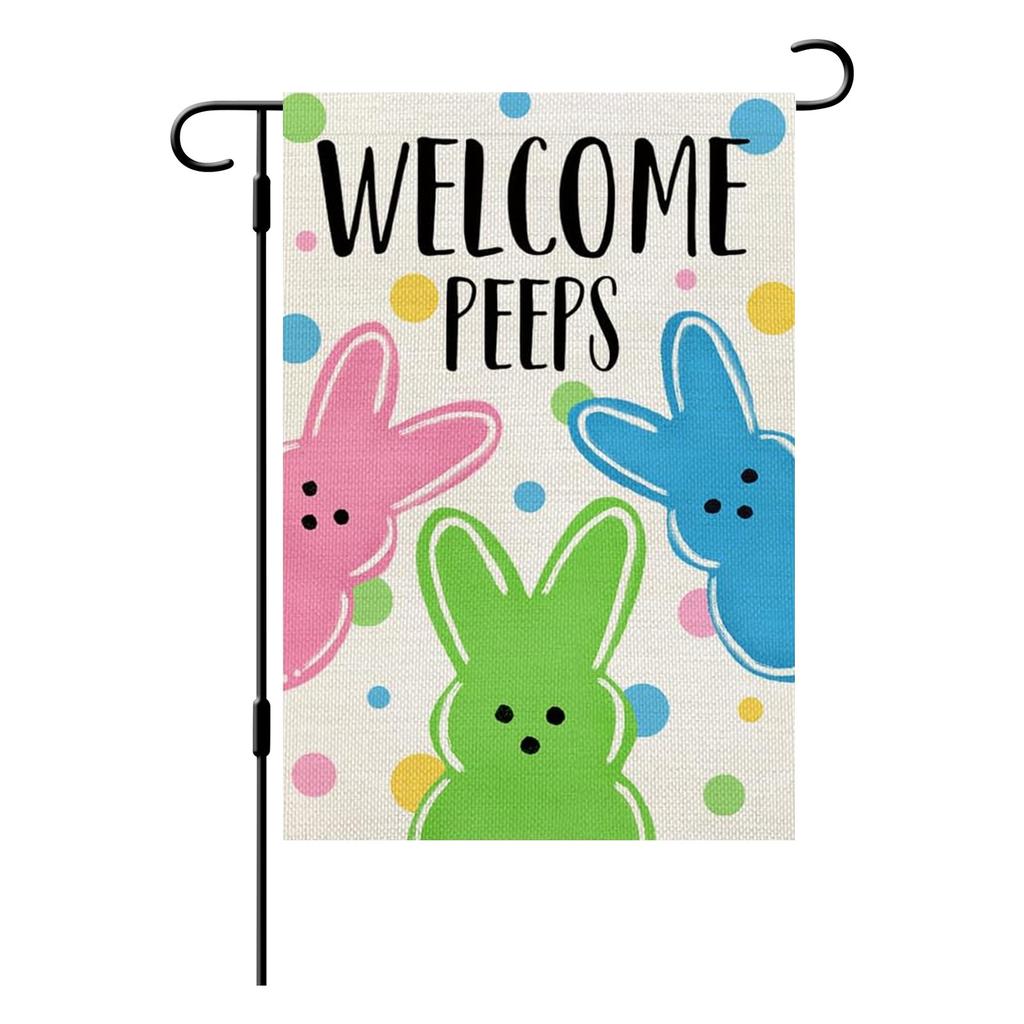 Лавандовые садовые флаги 12x18 дюймов двухсторонние наружные, весенние цветы приветственный знак праздничные украшения для двора на открытом воздухе