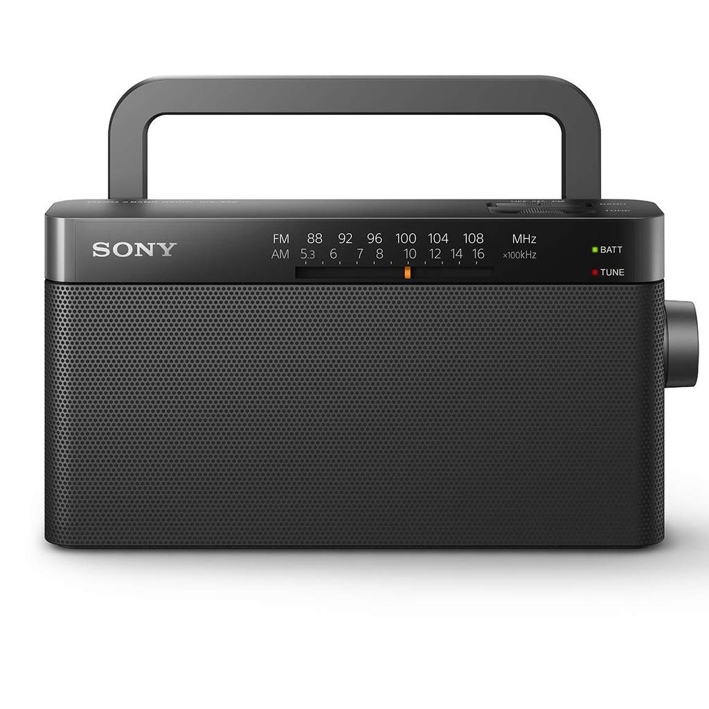 Sony Удобное портативное радио FM-совместимое черное B ICF-306 FM/AM/Wide ICF-306