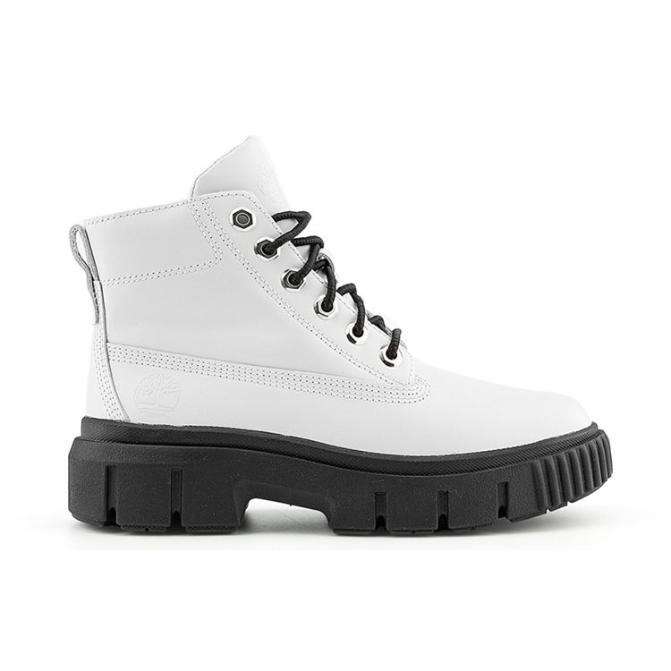 Timberland Кожаные прочные повседневные универсальные короткие уличные ботинки женские ботинки белого цвета A41ZW-100