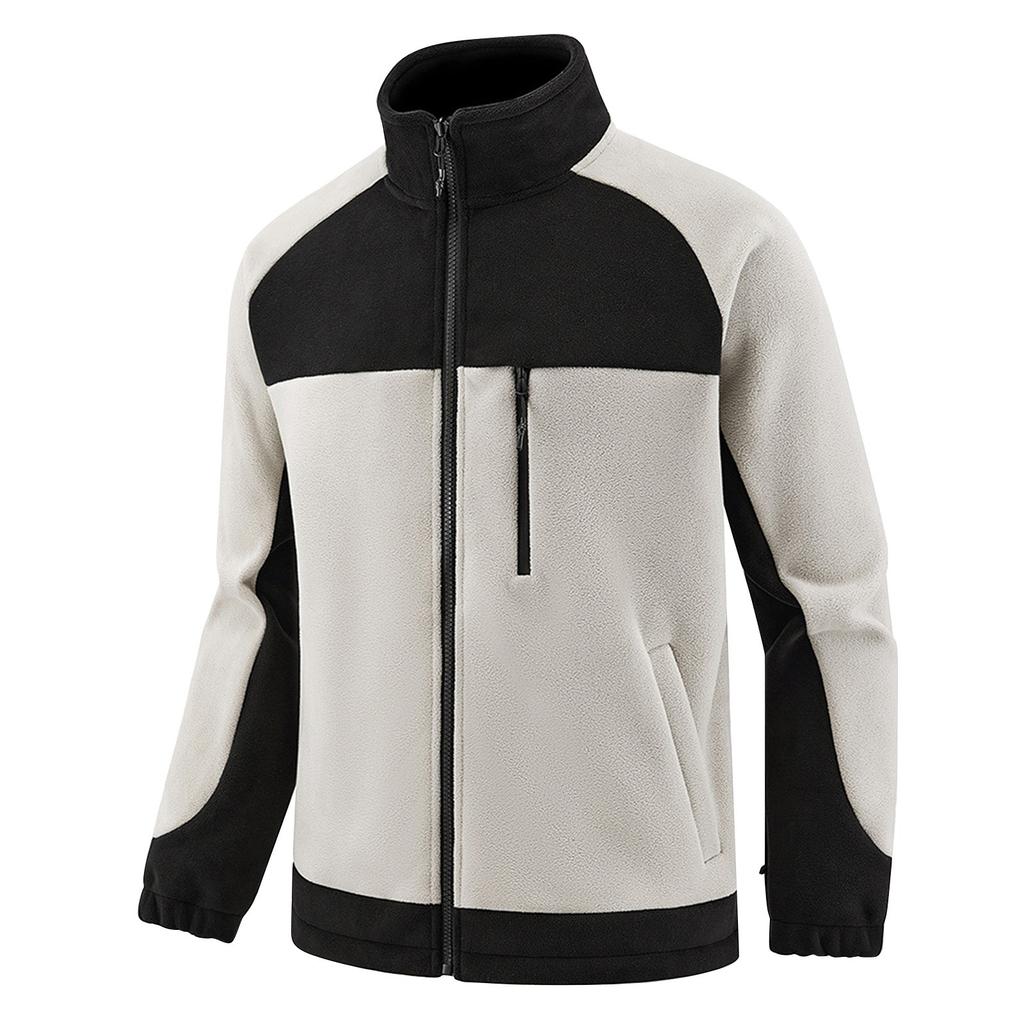 Мужской зимний спортивный кардиган свитер флисовая теплая куртка