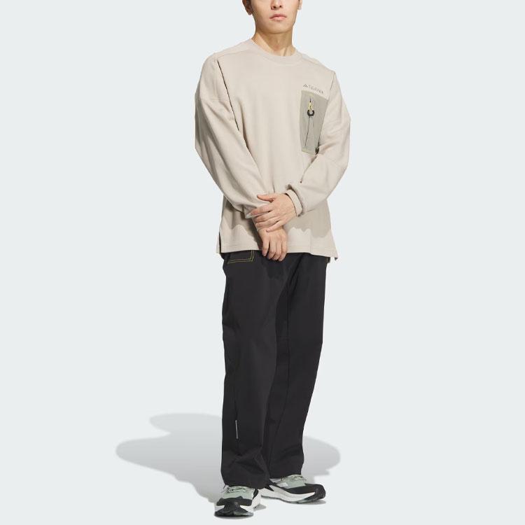 adidas Мужская толстовка свитшот X NATIONAL GEOGRAPHIC Светло-коричневый IS9526