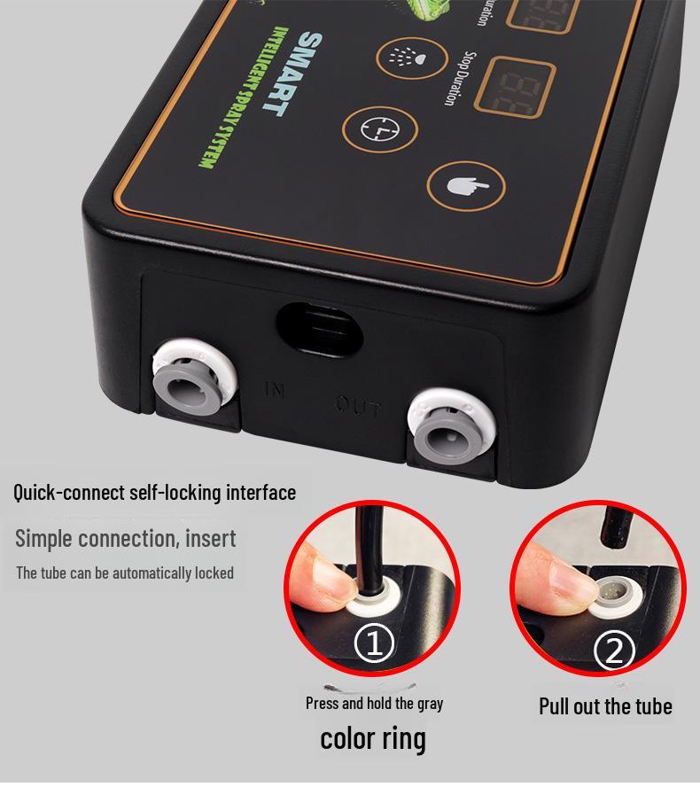 Smart Reptile Enclosure Misting System for Humidification