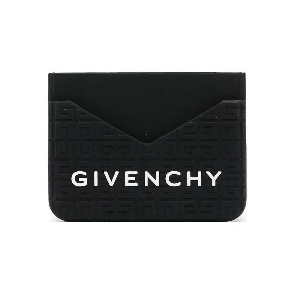 Givenchy Микро 4G Логотип Текстурированный Открытый Резиновый Держатель для карт Мужские аксессуары Черный BK60EJK1QP-001