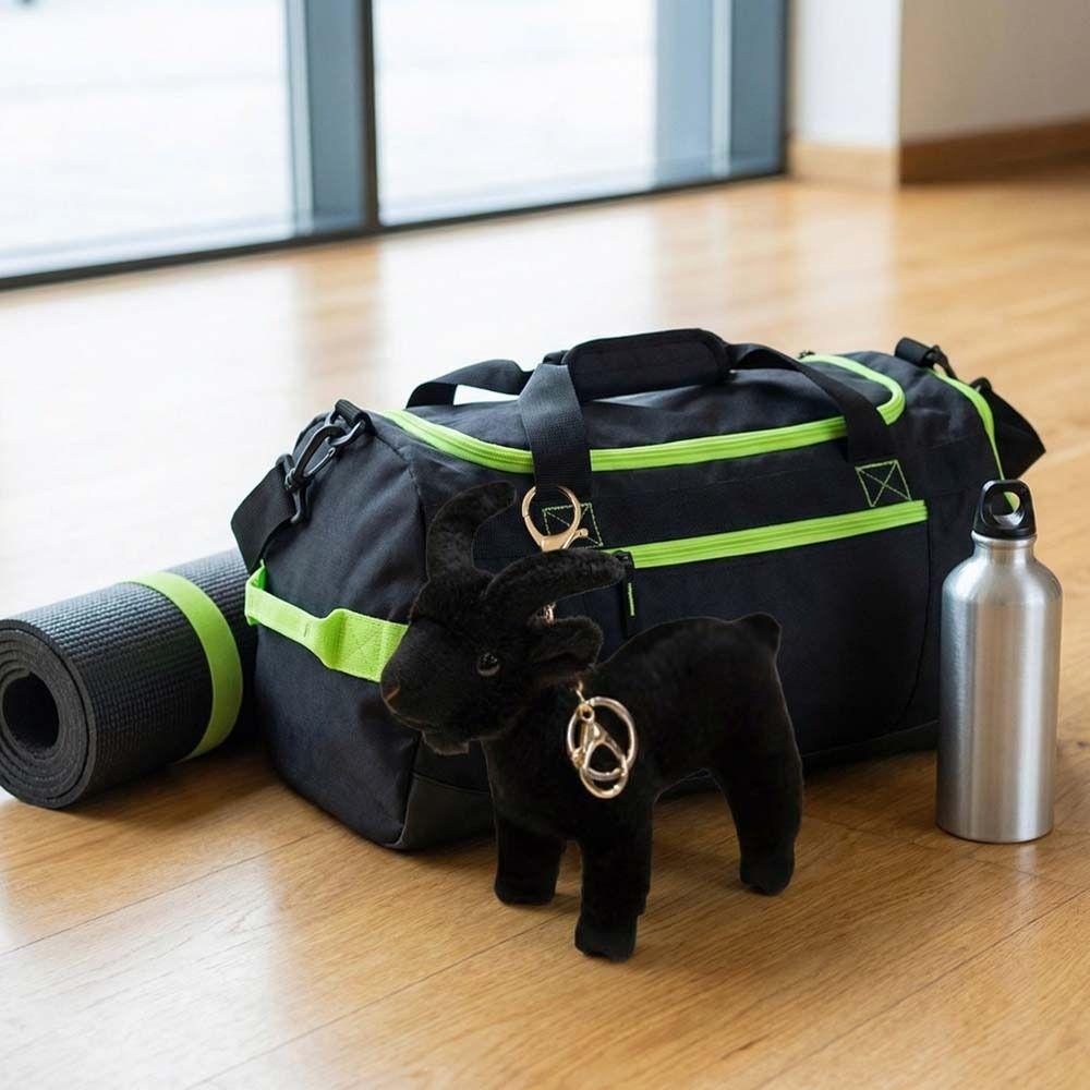 Милый Мини Реалистичный Подвеска Коза Мягкая Набивная Коза Плюшевая Кукла Крутой Брелок