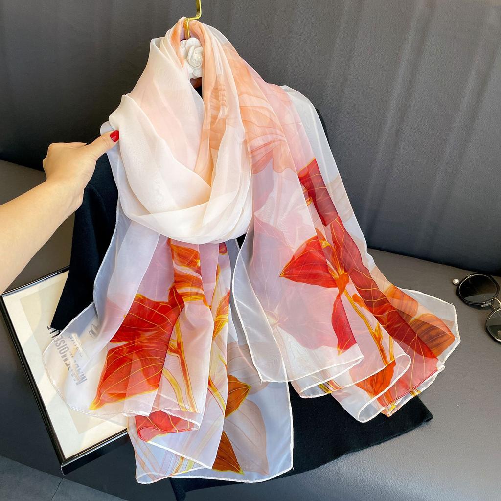 Шелковый шарф Модный дизайн Шейный Фуляр Женская Повязка на голову Роскошный Хиджаб Женский Теплый Пашмина Шарфы Эшарп Шаль Большая Накидка