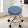 Soft Bar Round Stool Cover Breathable Seat Protector Easy Care Chair Slipcover  Home Use