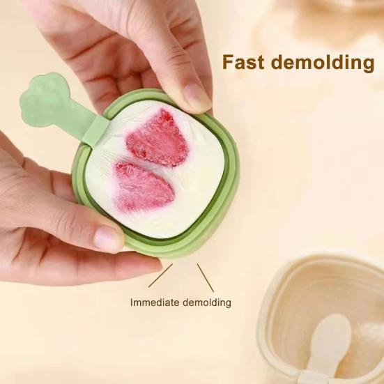 Yousheng 3 шт. Форма для мороженого DIY Popsicle Maker Stackable Многоразовая форма для мороженого с палочками Самодельная форма для многослойного мороженого для детей