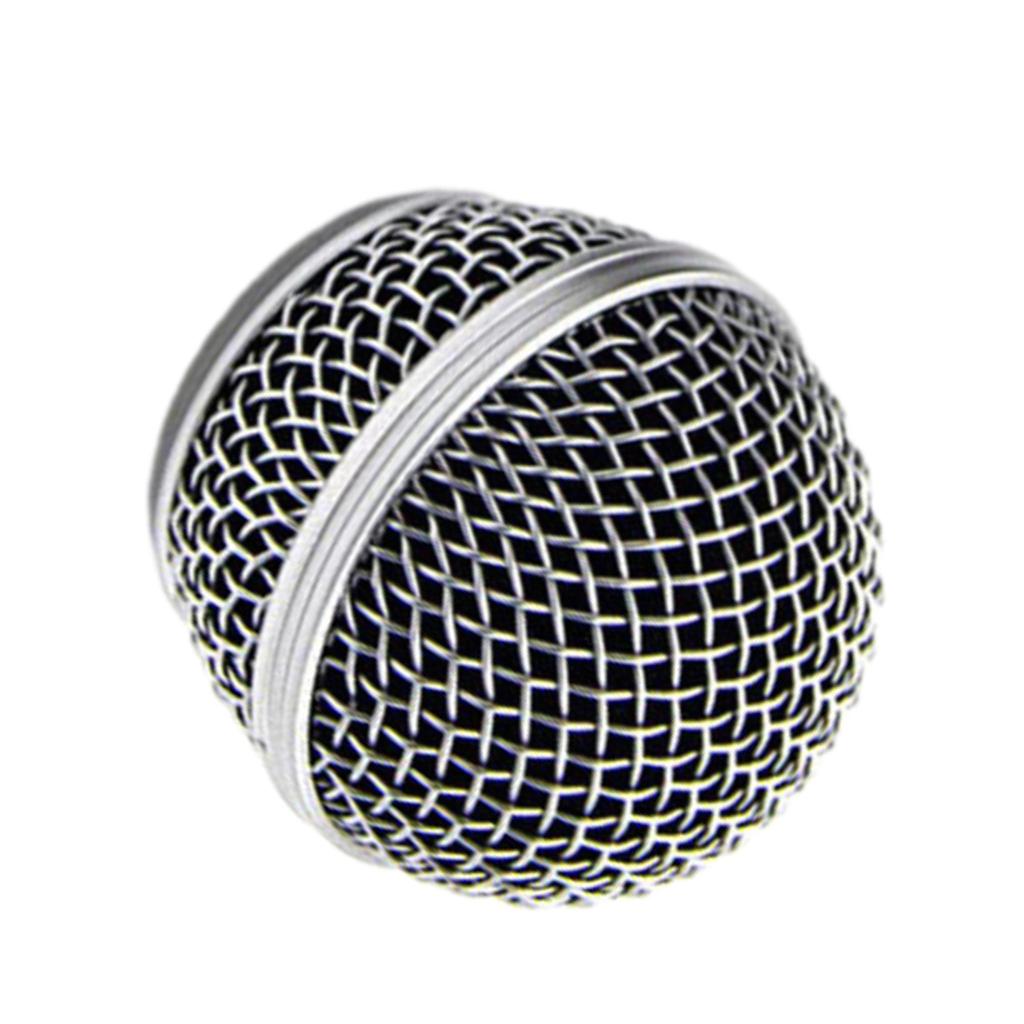 Microphone Replacement Grille for Shure SM58, SM58-LC, SM58S, BETA 58A, Microphone Head Cover Ball Head Mesh Grille