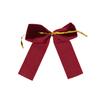 12pcs Small Velvet Bow Christmas Tree Decoration Soft Bowknot Hanging Enhances Holiday Atmosphere for DIY Use for Christmas Party Family Wedding