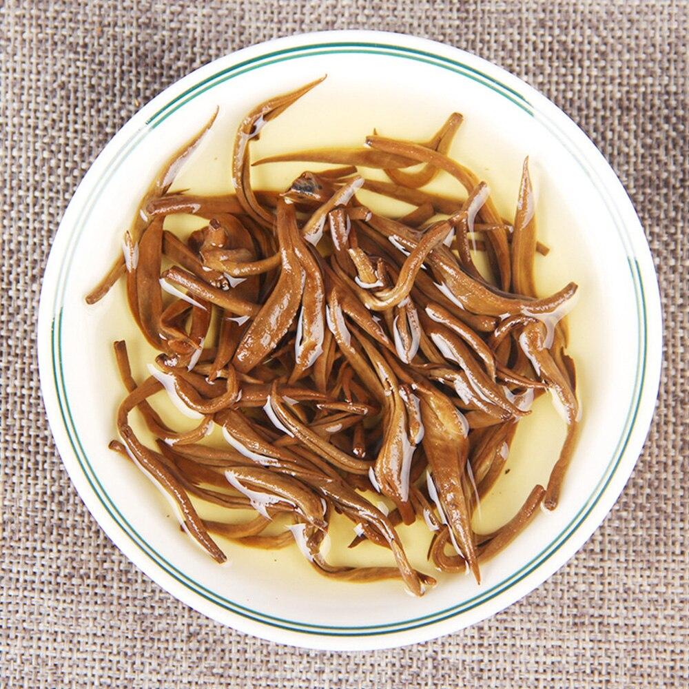 Юньнаньский китайский золотой спиральный черный чай Dianhong Red Single Bud Black Tea 250 г