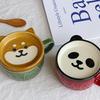 Japanese Cute Mug Creative Ceramic Shiba Inu Panda Coffee Cup with Lid Home Couple Milk Breakfast Cup Water Cup