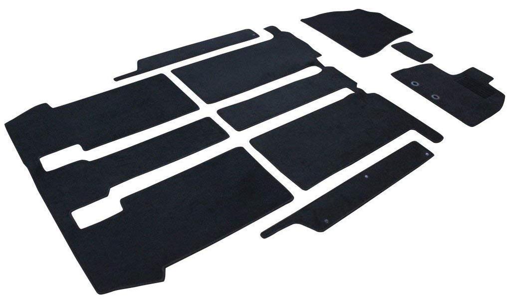 Fenice Car Mat Floor Mat Domestic Production 80 Series Hybrid Vehicle 7 Passenger Late Black Shape Resistant To Slip Car Mat Parts Specialty (Toyota