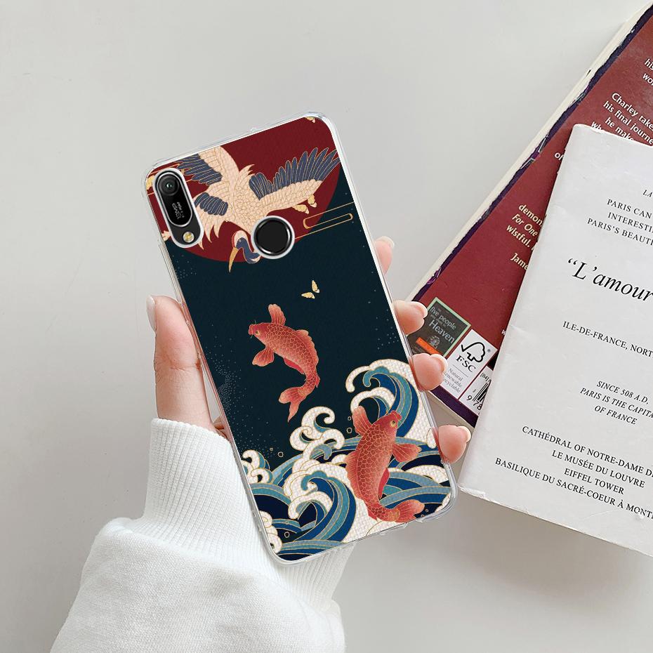 Чехол для Huawei Y6 2019, противоударный, милый, силиконовый, ТПУ, мягкая задняя крышка, чехлы для Huawei Y6 2019 Y 6 Y6 Prime Pro 2019