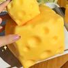 Гигантский Сырный Кубик Антистресс Большой Формуемый Сжимаемый Шарик Неотскакивающий Фиджет-Игрушка ASMR Сенсорный Антистресс Фестивальный Подарок