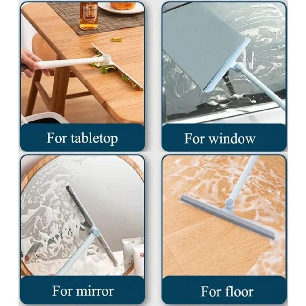 PP Glass Wiper TPR Mirror Scraper New Squeegee Cleaner Shower Use