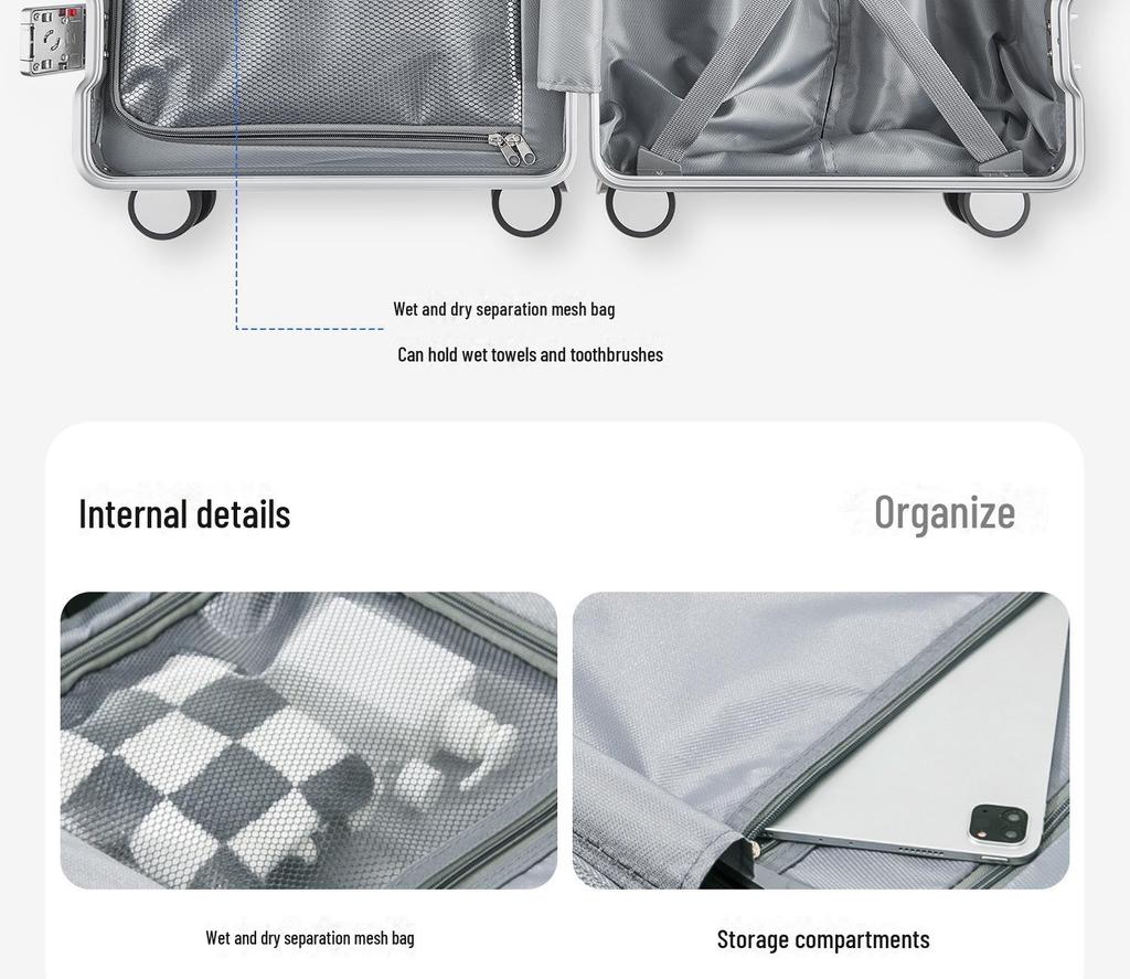 Тележка для переноски Yongsheng 20" с алюминиевой рамой и замком против падения