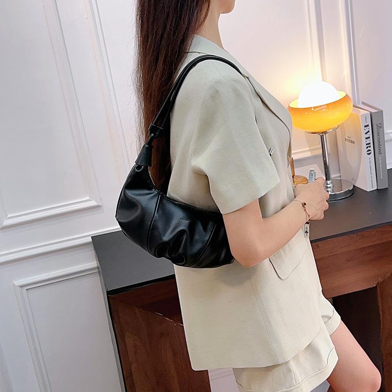 Высококлассная и трендовая сумка-круассан, универсальная для повседневного использования, повседневная и простая сумка через плечо