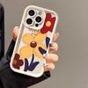 Винтажный Цветок Для Чехла Телефона iPhone17ProMax 14 Apple 13 Матовый 12/15 Премиум 11 Мелкие Отверстия
