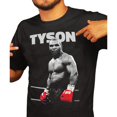 Футболка для фанатов моды Iron Mike Boxing Champion Tyson. Летняя мужская футболка с круглым вырезом и коротким рукавом, новая повседневная модная уличная одежда