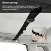Baiyuheng Adjustable Car Fishing Rod Holder with Belt for Fishing Rod Storage - Essential Car Accessory for Anglers