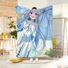 ANIME M-MagiRevo Throw Lightweight 240g Flannel Blanket Soft Skin-friendly for Summer Cooling