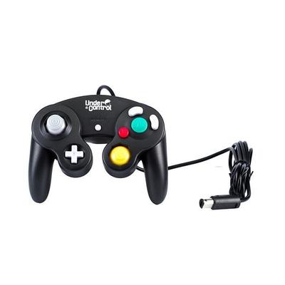 Проводной вибрирующий контроллер Game Cube, совместимый с Wii, черный