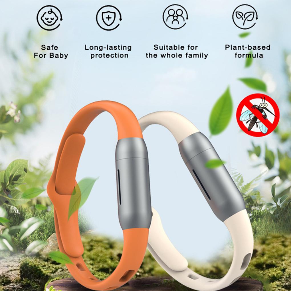 Браслет с эфирным маслом для защиты от комаров для взрослых и детей, для рыбалки. Безопаснее