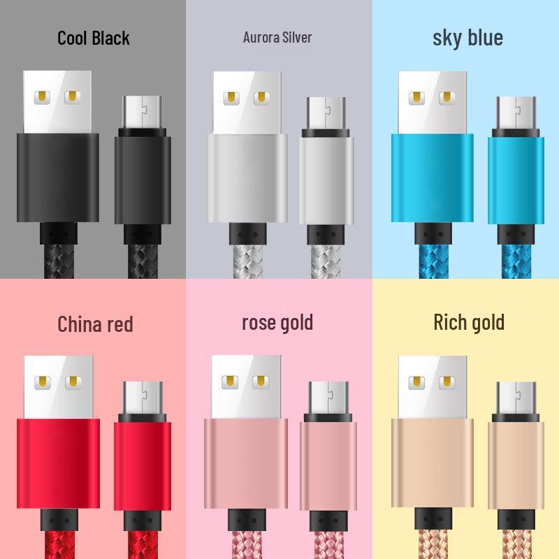 3м Кабель для зарядки из чистой меди с нейлоновой оплеткой для Apple, Android, Type-C, Honor, Huawei