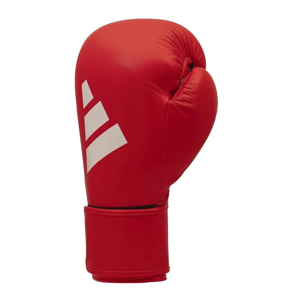 adidas Boxing Gloves Speed 175 Genuine Leather ADISBG175 Adidas Sparring Gloves Genuine Leather // (Red, 10oz)