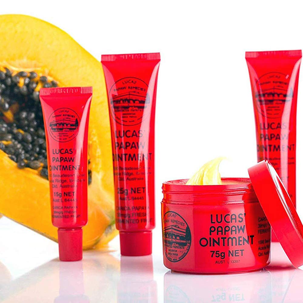 ПАПАЙЯ МАЗЬ для губ 25 г x Аппликатор LUCAS', 6 штук [Б/У]