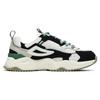 New FILA Rayflide Athletic Shoes 'Black White Green' Women's F12W242121FWB